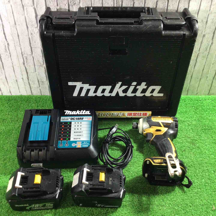 ◇マキタ(makita) コードレスインパクトドライバー 18V ゴールド TD148DSP1 (TD148DRTX) 100周年【川口店】