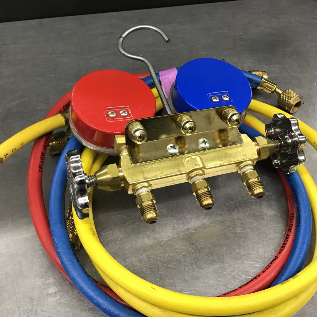 ▼工具その他【戸田店】　アサダ　ゲージマニホールド　R-410A