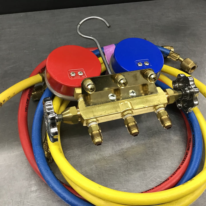 ▼工具その他【戸田店】　アサダ　ゲージマニホールド　R-410A