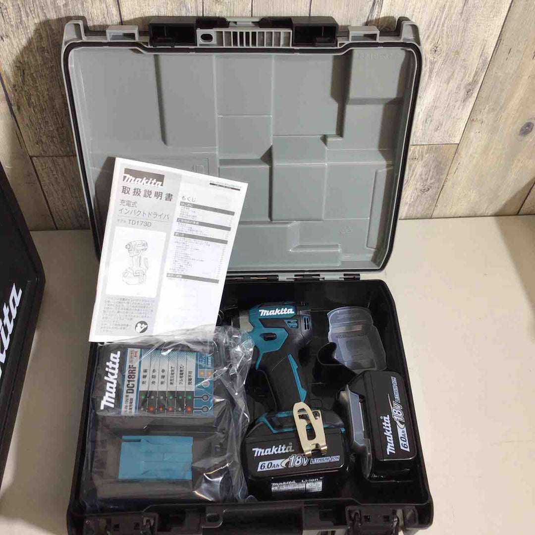 【未使用品】マキタ(makita) コードレスインパクトドライバー TD173DRGX ブルー 5台セット【戸田店】