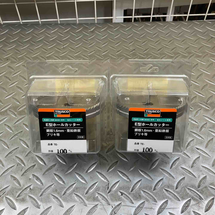 TRUSCO E型ホールカッター 100mm TE100　2個セット【川崎店】