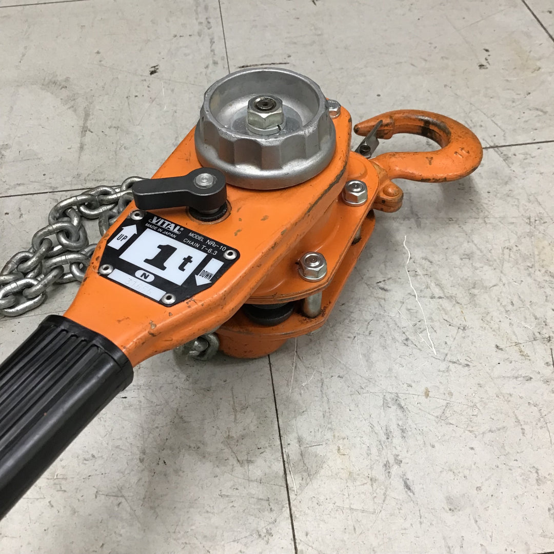 【現状品】VITAL レバーブロック・荷締め NR2-10 1.0ton 【鴻巣店】