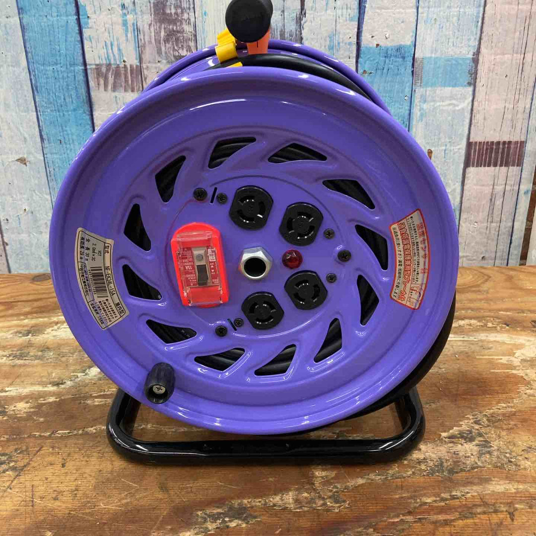 ◇日動 ロック(引掛)式ドラム 30m 125V NF-EK34L-15A【柏店】