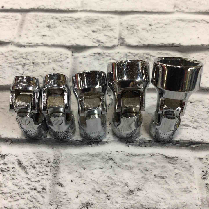 スナップオン(Snap-on) 1/4ユニバーサルソケット5点セット TMUSMシリーズ 新・旧ロゴ混ざり 【川口店】