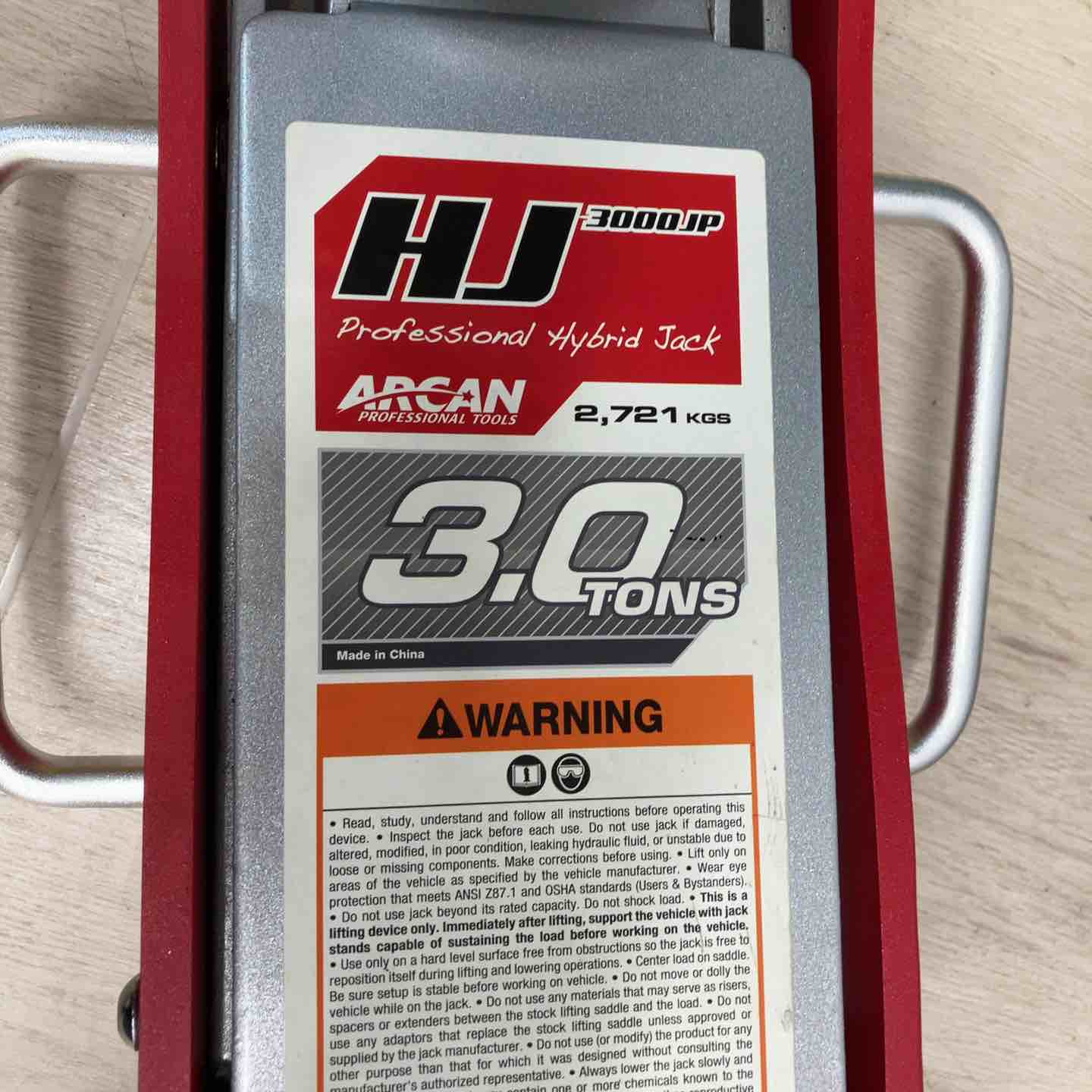 店頭受取り限定】アルカン(ARCAN) 3t スチール/アルミニウム
