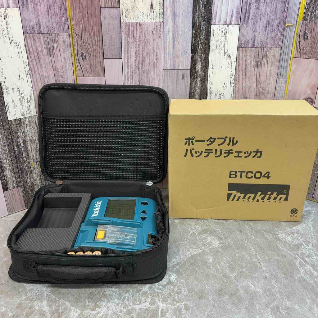 【新品】Makita　ポータブルバッテリーチェッカー　BTC04　マキタ マキタ（makita） マキタポータブルバッテリチェッカ BTC04 (9.6V