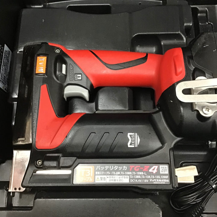 【中古品】 マックス/MAX コードレスタッカ・TG-Z4-BC/1850A 【鴻巣店】