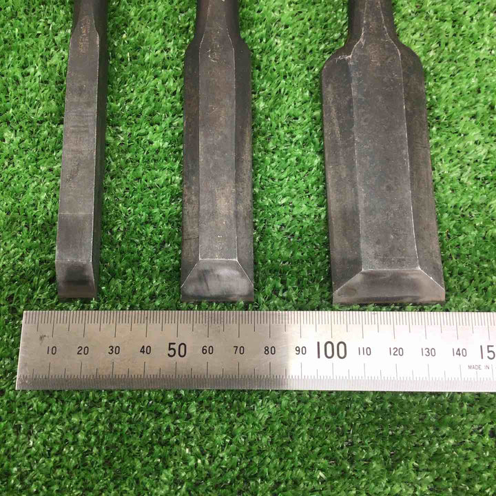 【中古・現状品】 正道 銘 鑿 のみ ＊3本組 【鴻巣店】