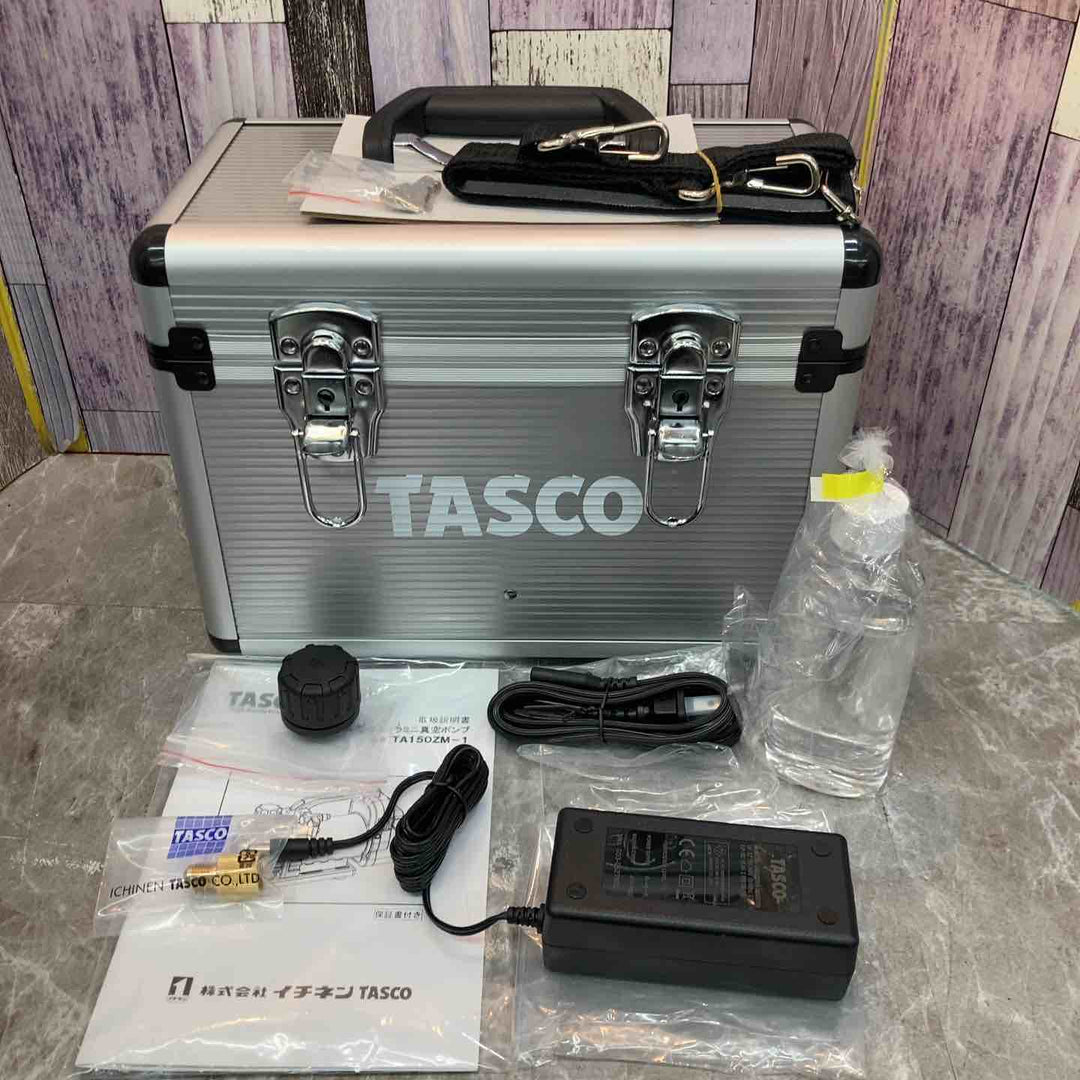 【未使用品】イチネン TASCO 3点セット 真空ポンプ 真空ゲージ ゲージマニホールド【八潮店】