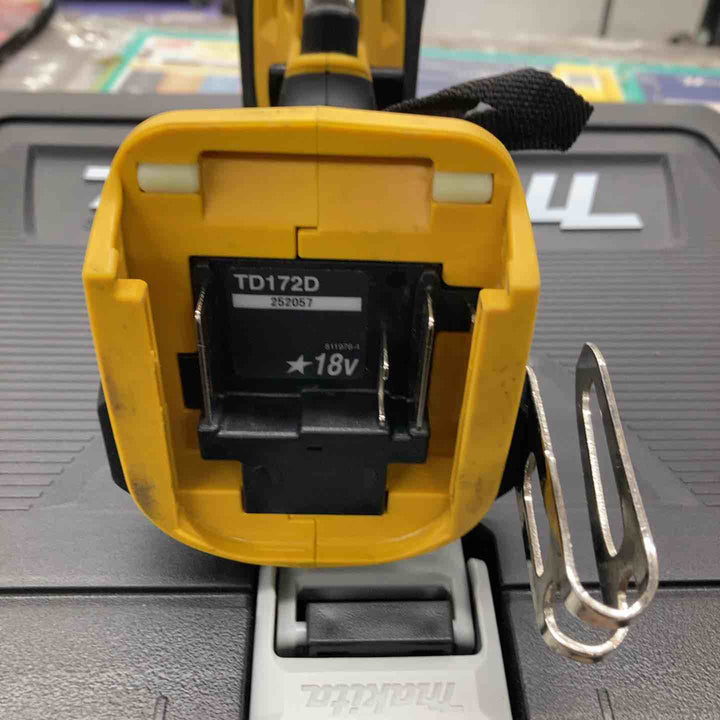 ★マキタ(makita) コードレスインパクトドライバー TD172DGXFY　18V対応、ケースが違います【戸田店】