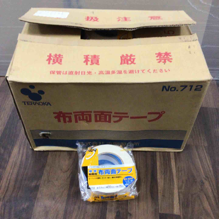 寺岡 両面テープ No.712 50mm×15m 29巻入 ※箱には30巻入とありますが1巻きないです【川口店】