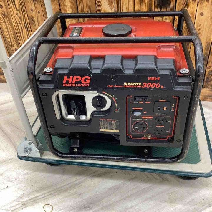 【店頭受取り限定】◇ワキタ(MEIHO) インバーター式ガソリン発電機 HPG3000i【越谷店】