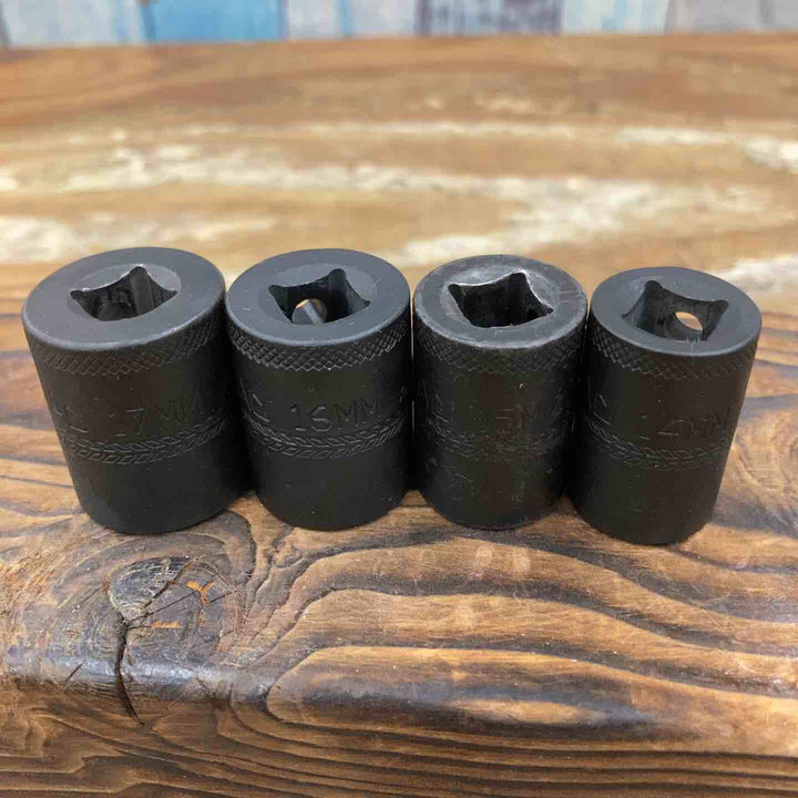 【中古品】▲マックツール(MACTOOLS)  3/8 インパクトソケットセット SXPGM116BR 22~10mm (21, 20欠品) 計11点【柏店】