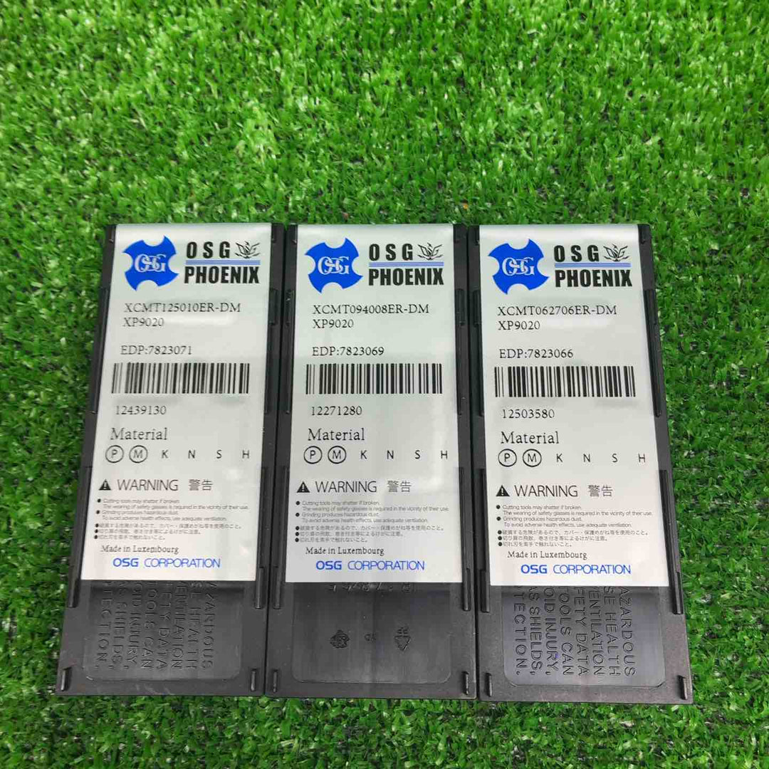 オーエスジー OSG PHOENIX XCMT062706ER-DM、094008、125010-XP9020 計3箱【藤沢店】