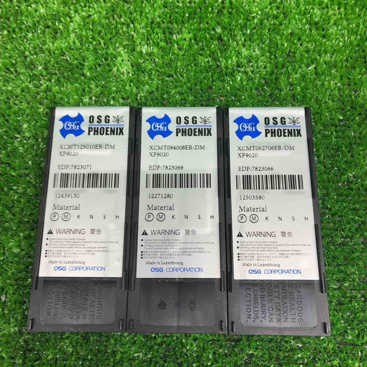 オーエスジー OSG PHOENIX XCMT062706ER-DM、094008、125010-XP9020 計3箱【藤沢店】