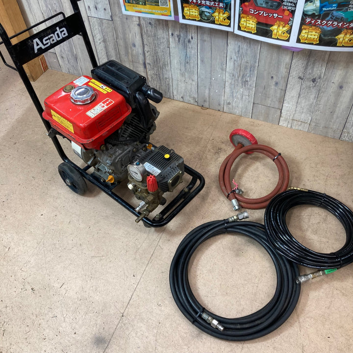 【店頭受取り限定】アサダ エンジン高圧洗浄機 HD128【東大和店】