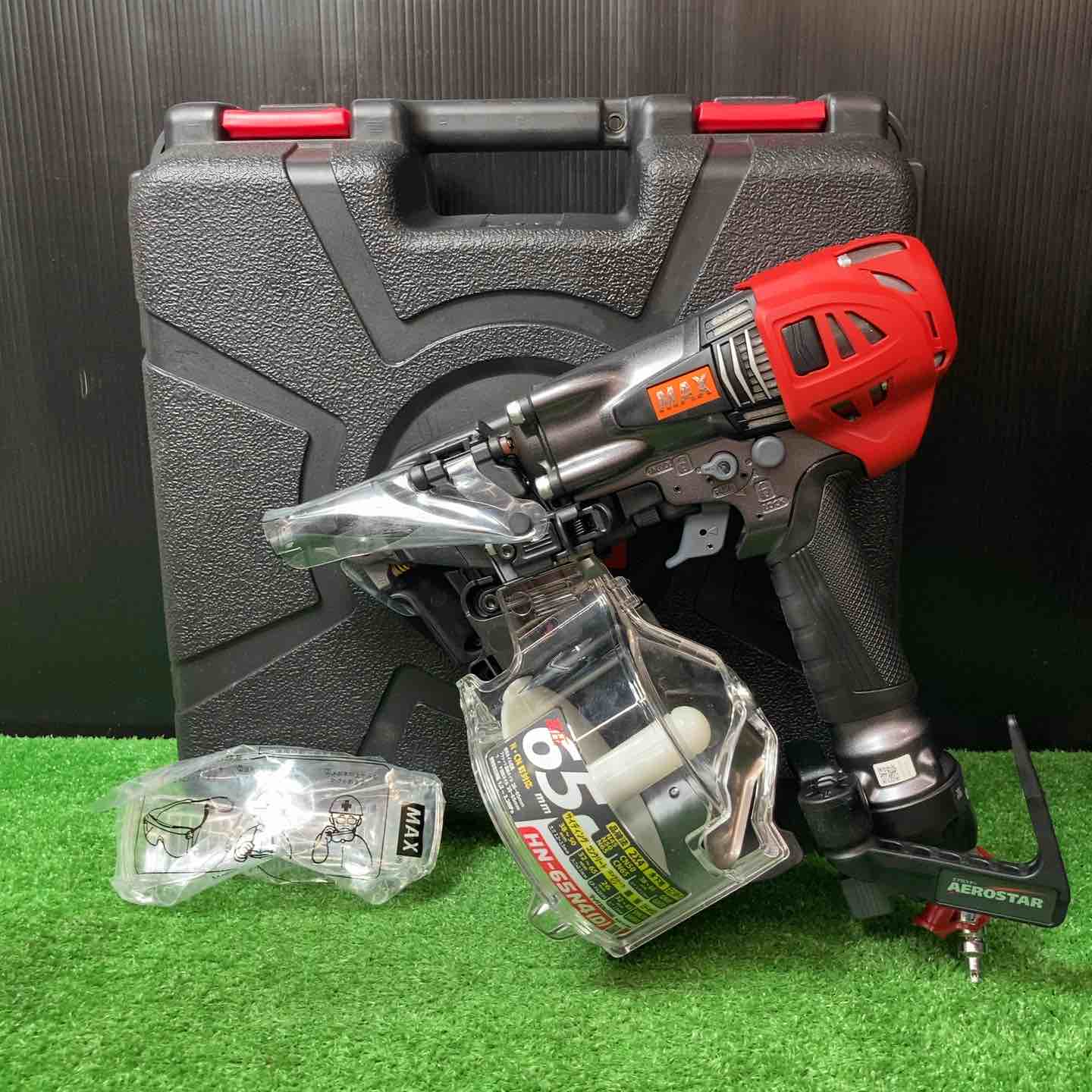 美品】☆マックス(MAX) 高圧エア釘打ち機 HN-65N4(D)-G【岩槻店