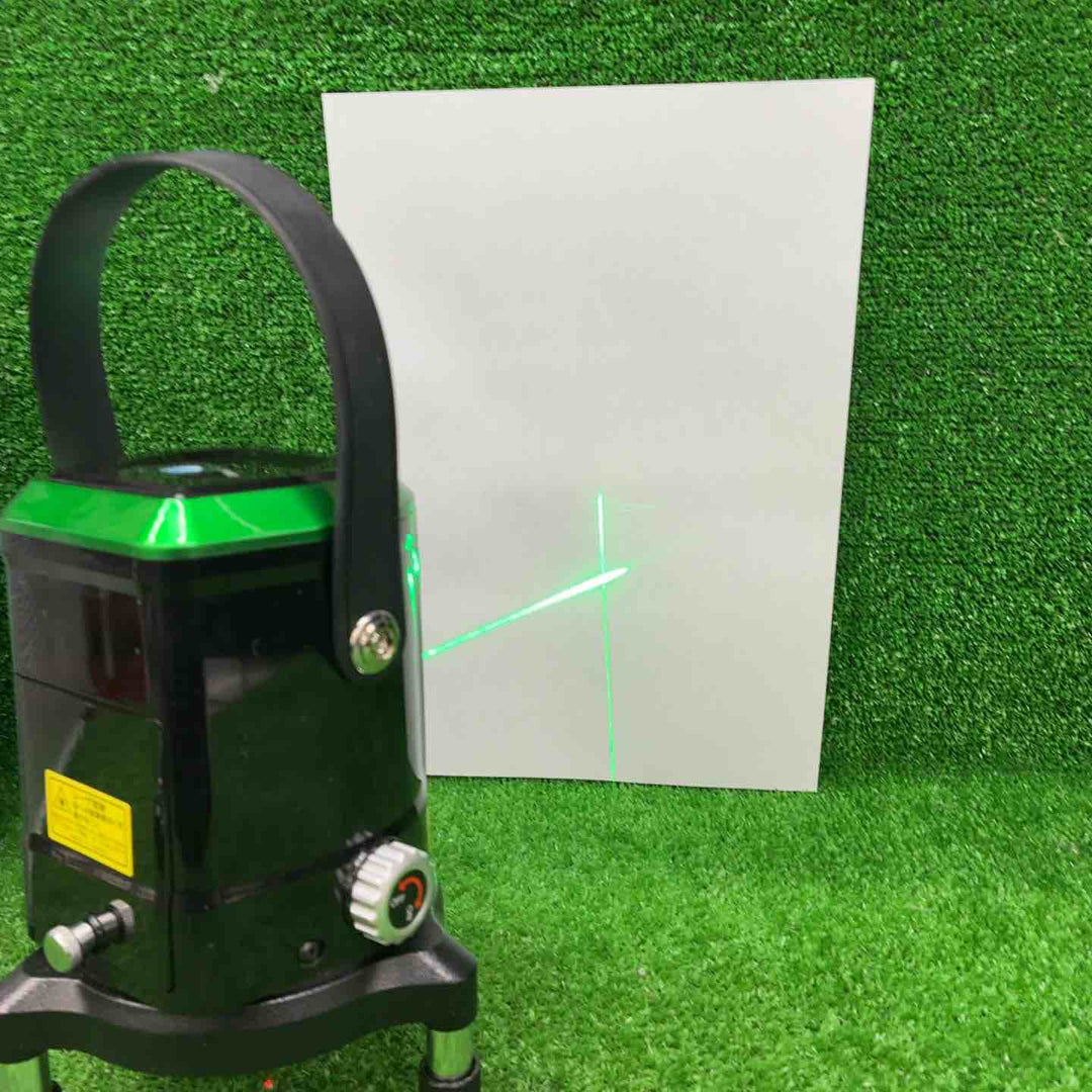 【美品】 シンワ測定 レーザー墨出し器 不陸チェッカー グリーン 71621 レーザーロボ 【藤沢店】