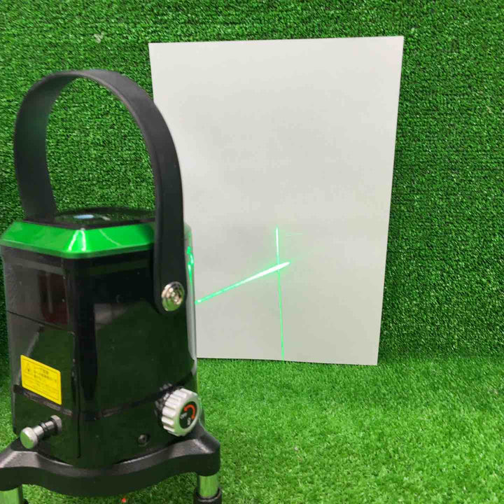 【美品】 シンワ測定 レーザー墨出し器 不陸チェッカー グリーン 71621 レーザーロボ 【藤沢店】
