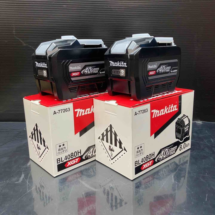 売り切り！【未使用品】★マキタ(makita) リチウムイオンバッテリー 40Vmax/8.0Ah BL4080H 2個セット【川越店】