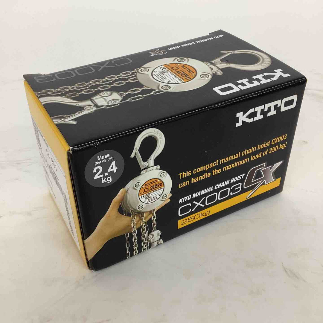 ★KITO(キトー) チェーンブロック CX003 (CX1A)【狭山】