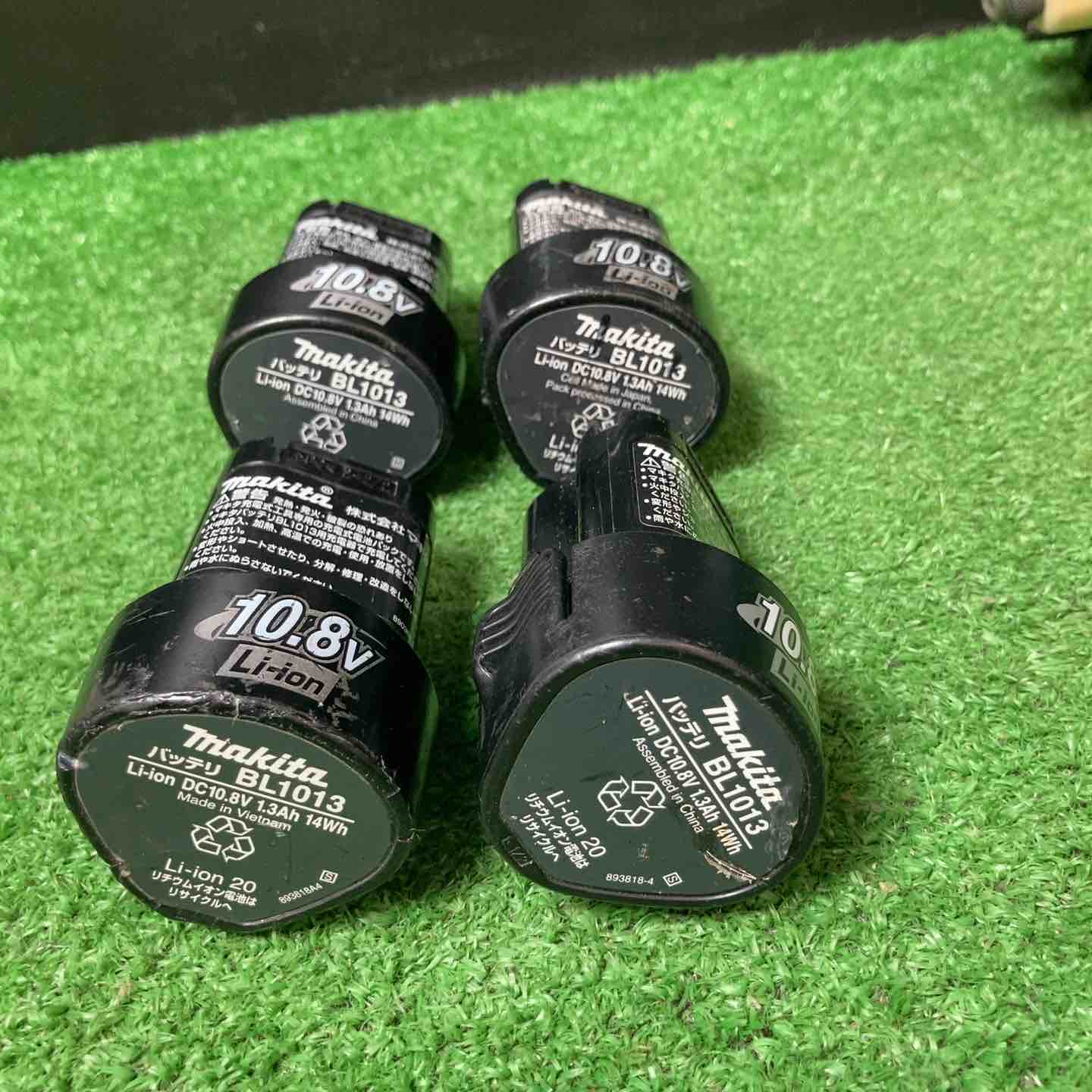 中古品】◇充電式インパクト×2点＆充電式ドライバードリル×2点 (10.8V1