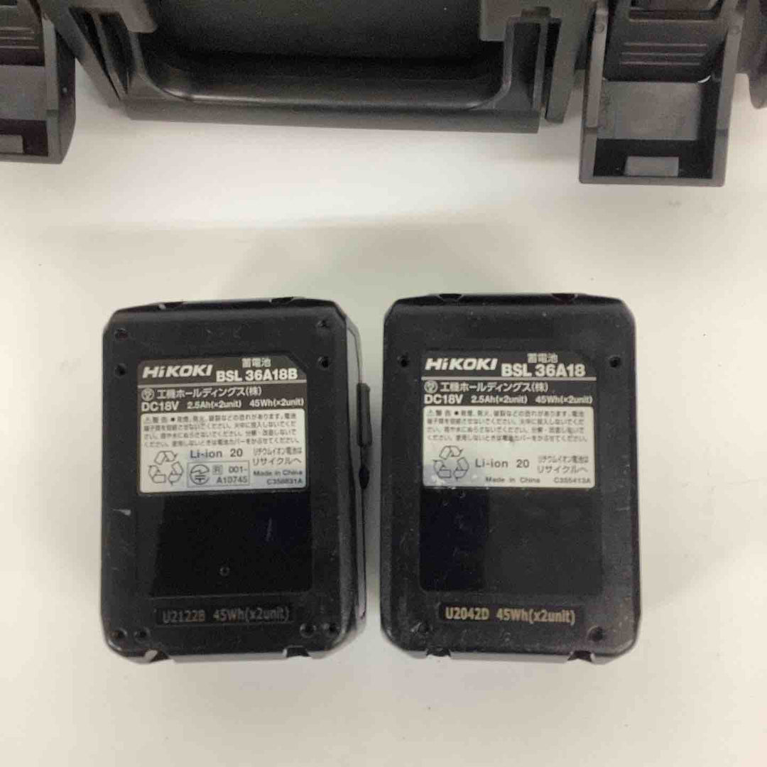 ★ハイコーキ(HIKOKI ※旧:日立工機) コードレスインパクトドライバー WH18DDL2(2LXPK)(B)【狭山】