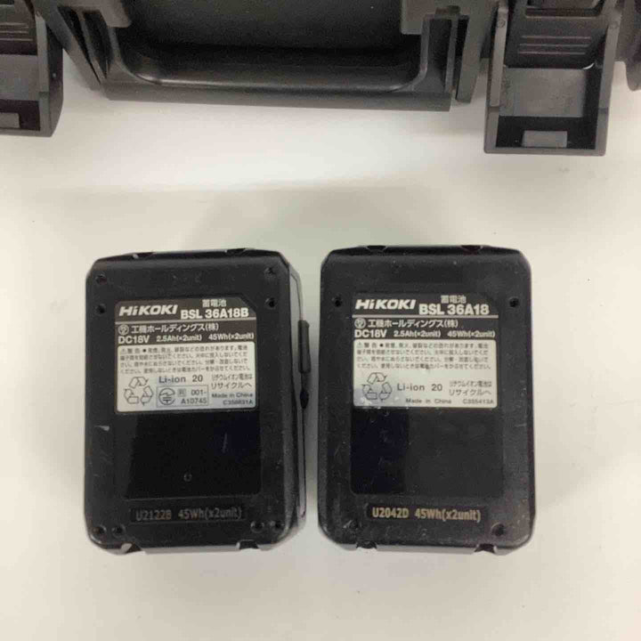 ★ハイコーキ(HIKOKI ※旧:日立工機) コードレスインパクトドライバー WH18DDL2(2LXPK)(B)【狭山】