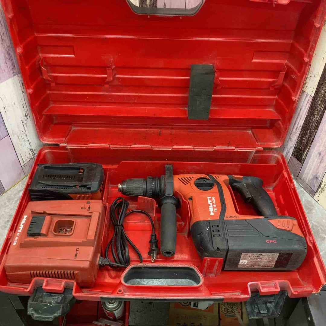 ◇ヒルティ(HILTI) コードレスハンマドリル TE6-A36-AVR(本体のみ)【柏店】