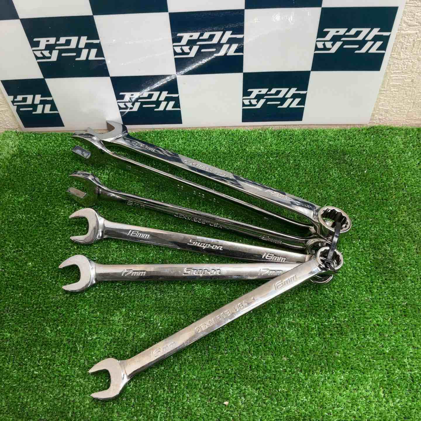 スナップオン OEXM220B コンビネーションレンチ【船橋馬込店】【店頭取引限定】【中古】ITBSMZ6NV5AO スナップオン(Snap-on) コンビネーションレンチセット 6点 OEXM220B