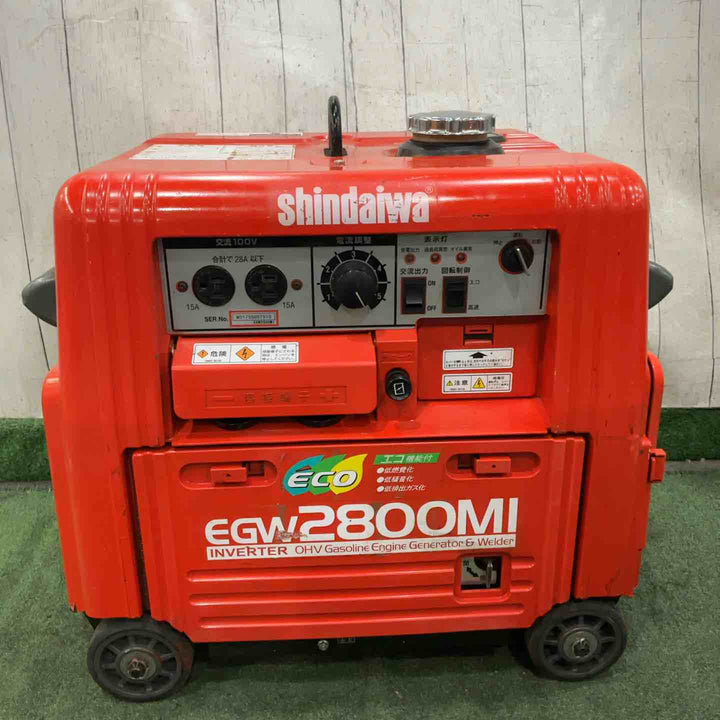 【店頭受取り限定】★新ダイワ(Shindaiwa) エンジンウェルダー EGW2800MI 動作確認済【川口店】