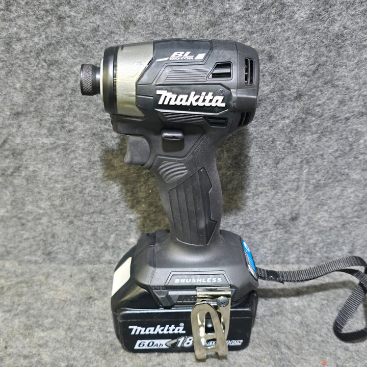 【未使用 本体・充電器+中古 バッテリ×2個のフルセット品！】マキタ(makita) コードレスインパクトドライバー TD173DRGXB【桶川店】