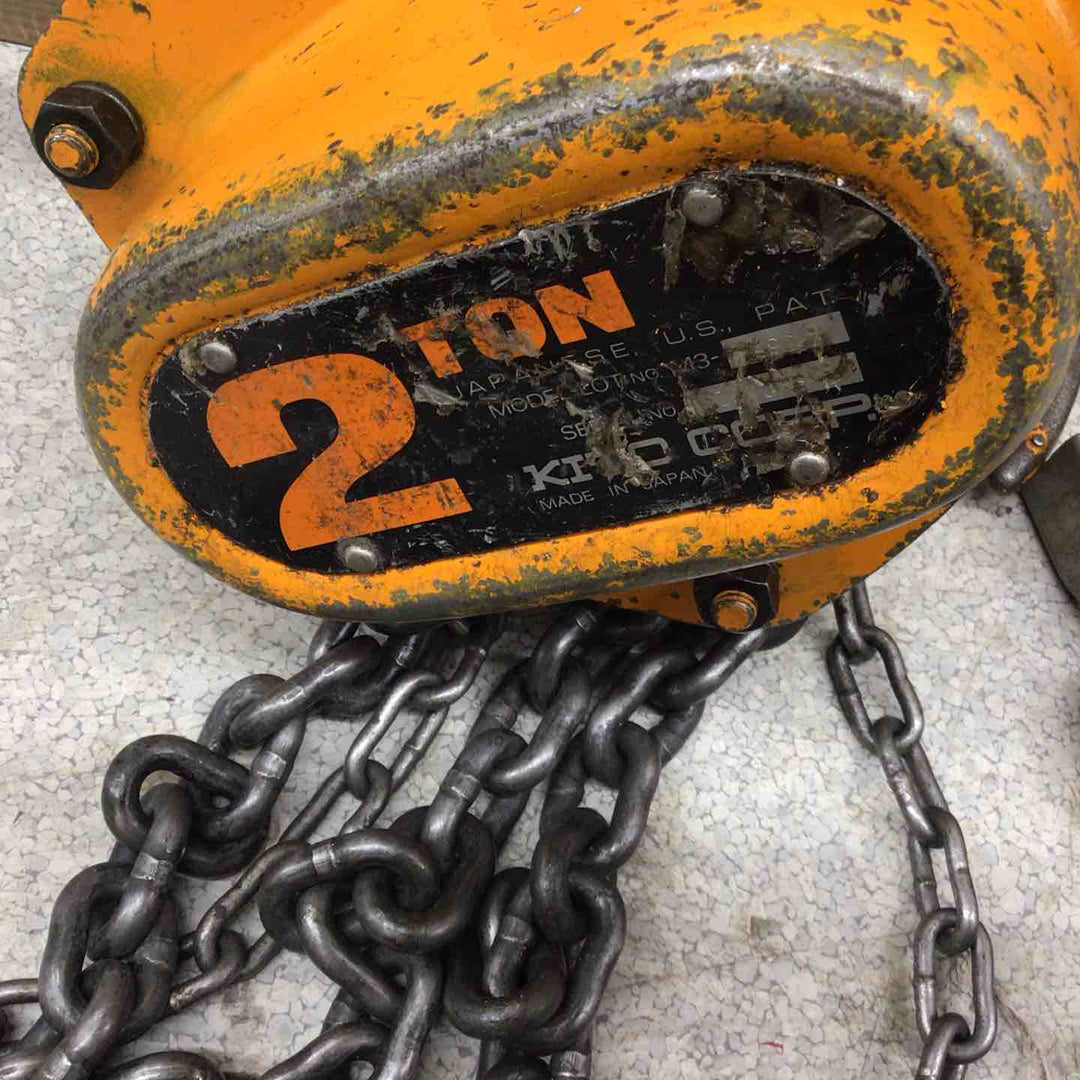 ◇キトー(KITO) M3 チェーンブロック 2TON CB020【八潮店】