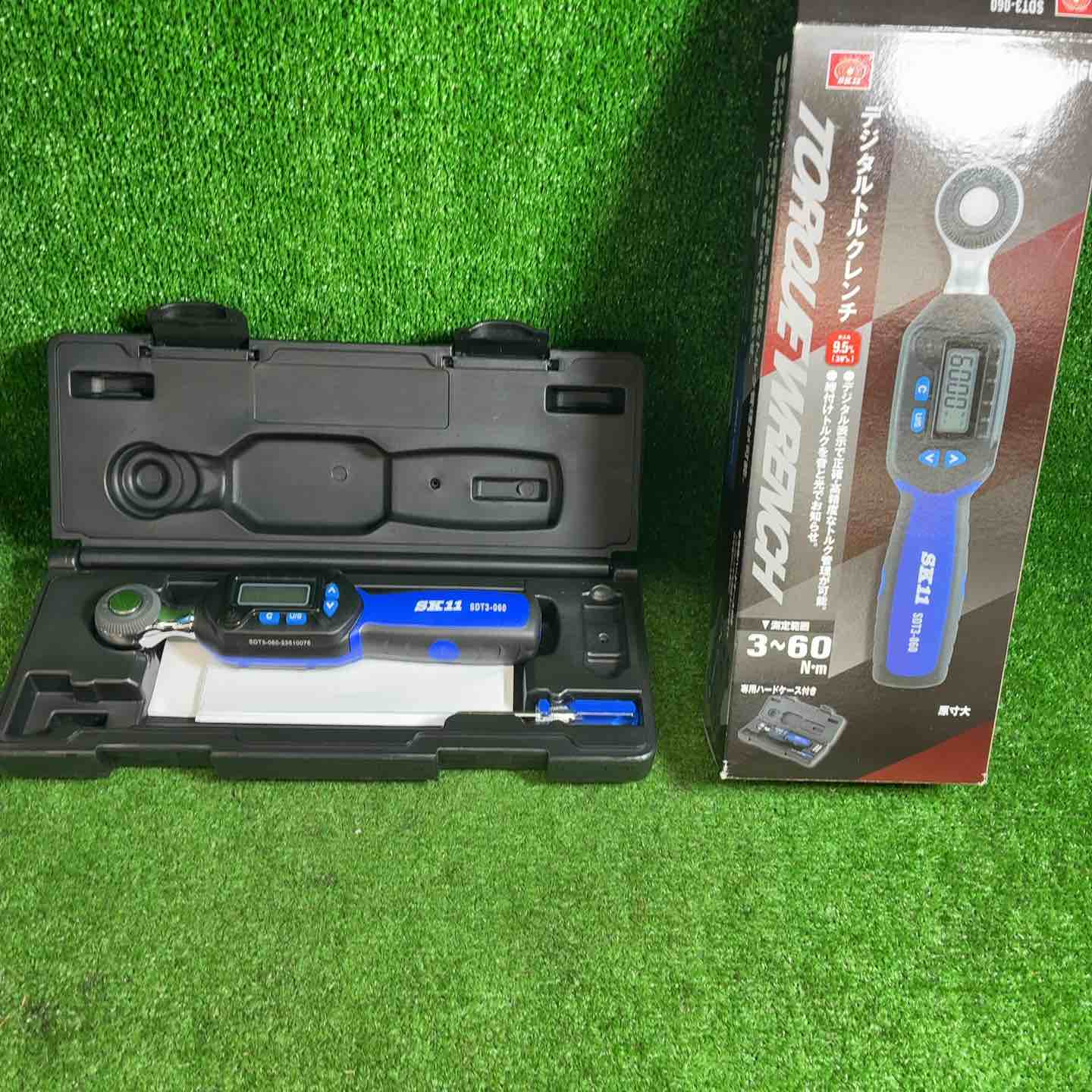 ◇SK11 デジタルトルクレンチ 差込角 9.5mm 3~60N・m SDT3-060【藤沢店