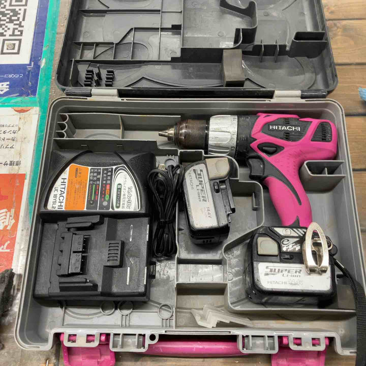 ★ハイコーキ(HIKOKI ※旧:日立工機) コードレス振動ドリルドライバー DV14DBL(2LLCK)(L)【戸田店】