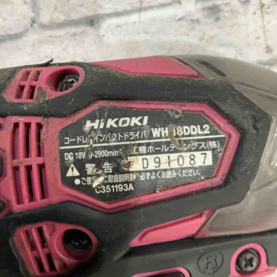 ★ハイコーキ(HIKOKI ※旧:日立工機) コードレスインパクトドライバー WH18DDL2(NN)(R)【川口店】