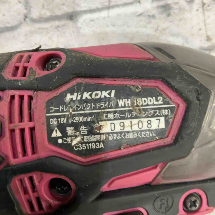 ★ハイコーキ(HIKOKI ※旧:日立工機) コードレスインパクトドライバー WH18DDL2(NN)(R)【川口店】