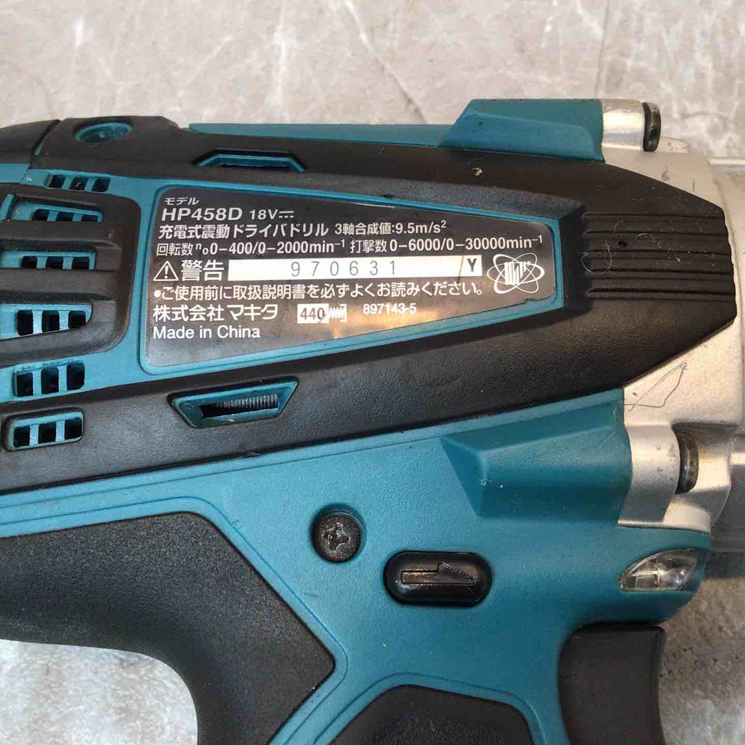 ☆マキタ(makita) コードレス振動ドリルドライバー HP458DZ【藤沢店】