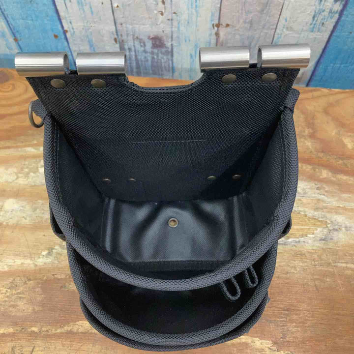 ▲ニックス(KNICKS) コーデュラバリスティック生地チェーン対応3段腰袋 BAT-301DDX【柏店】