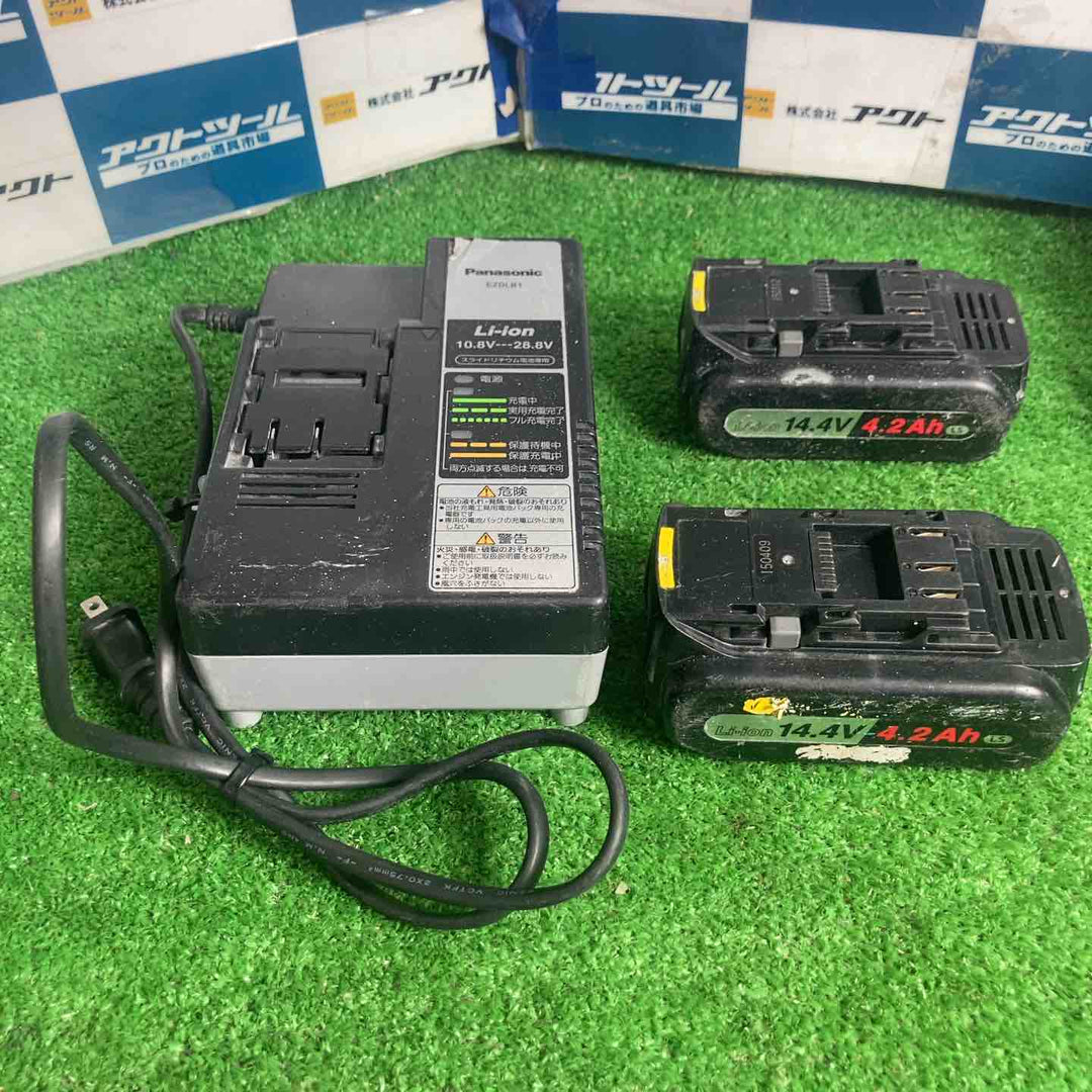 ★パナソニック(Panasonic) コードレスチップソーカッター EZ4542LS2M-B【草加店】