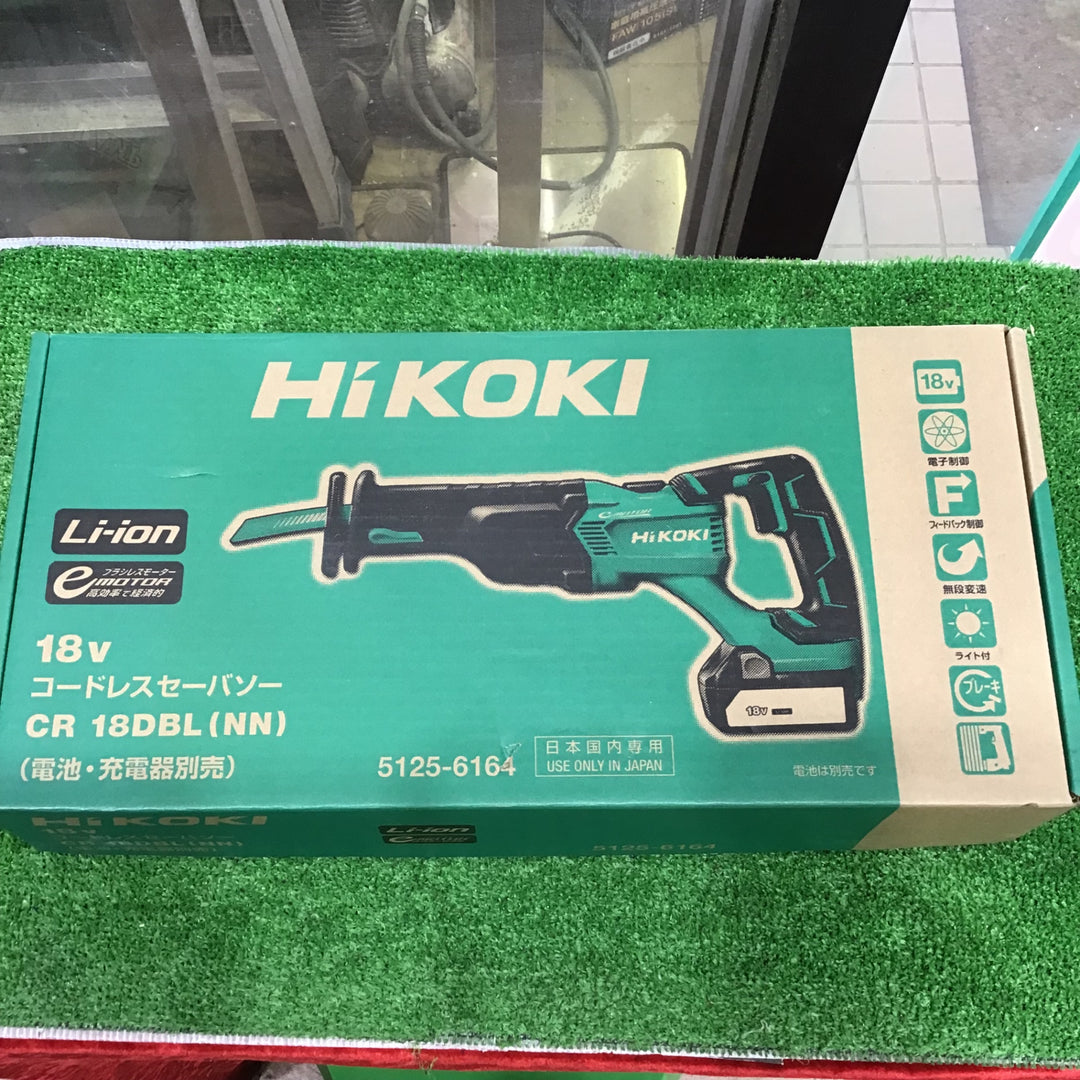 【未使用】ハイコーキ(HIKOKI ※旧:日立工機)  コードレスセーバソーCR18DBL(NN)【草加店】