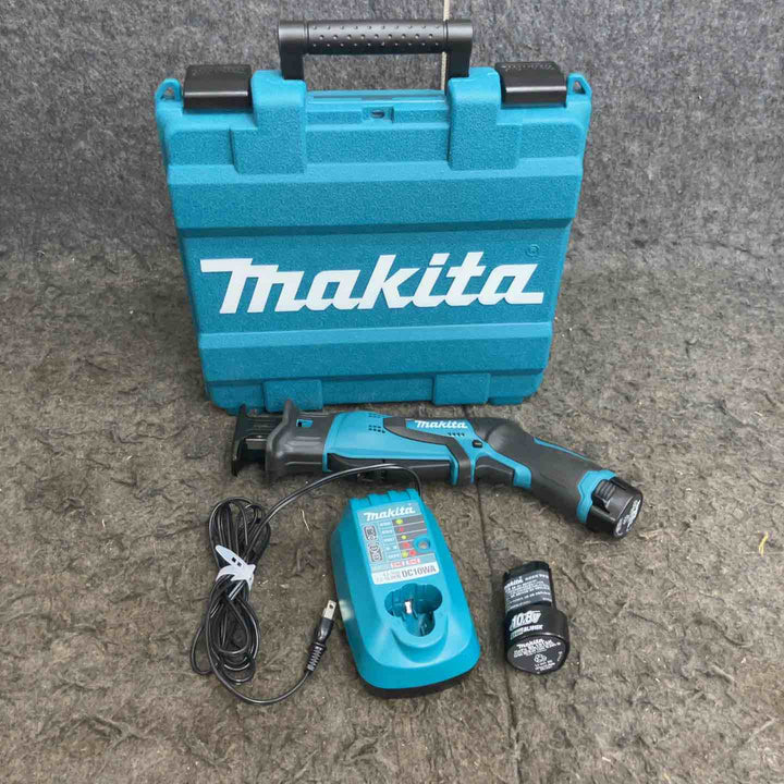 ★マキタ(makita) コードレスレシプロソー JR101DW 10.8Vバッテリー(1.3Ah・1.5Ah)、充電器、ケース付き【鴻巣店】