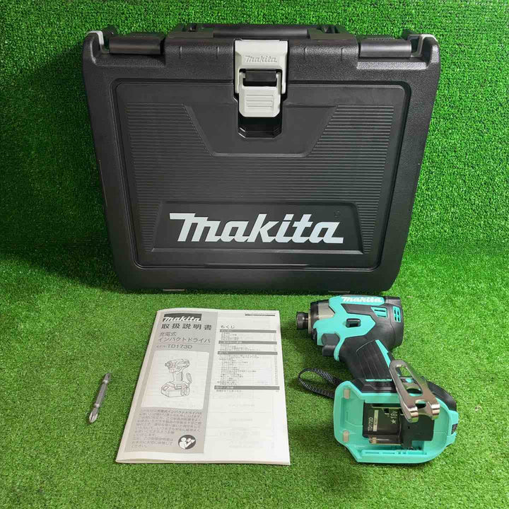 【本体＋ケース】マキタ(makita) 18Vコードレスインパクトドライバ TD173DGXTB ターコイズブルー【藤沢店】