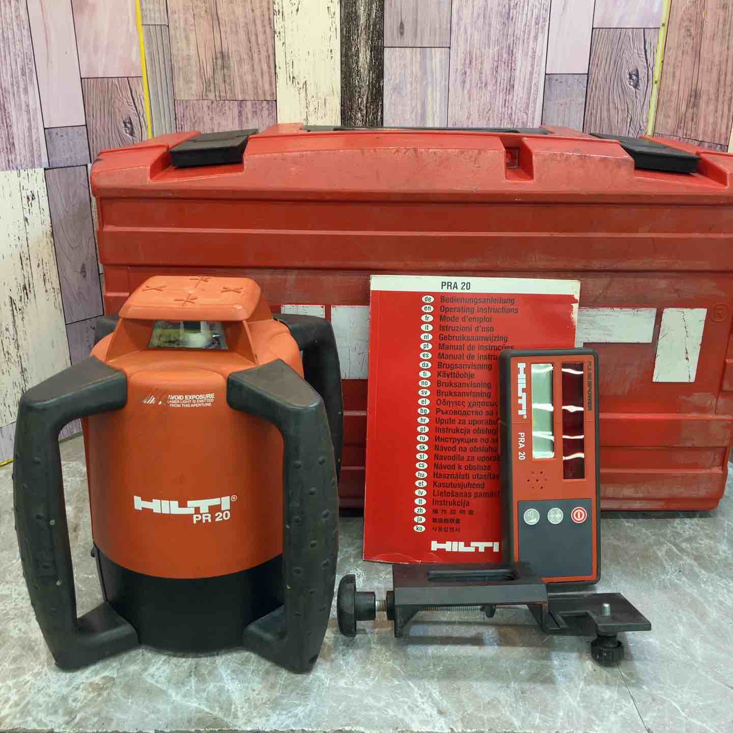 ◇ ヒルティ(HILTI) 回転レーザー(レベルプレーナー) PR20【八潮店】 ◇ ヒルティ(HILTI) 回転レーザー(レベルプレーナー) PR20【八潮店