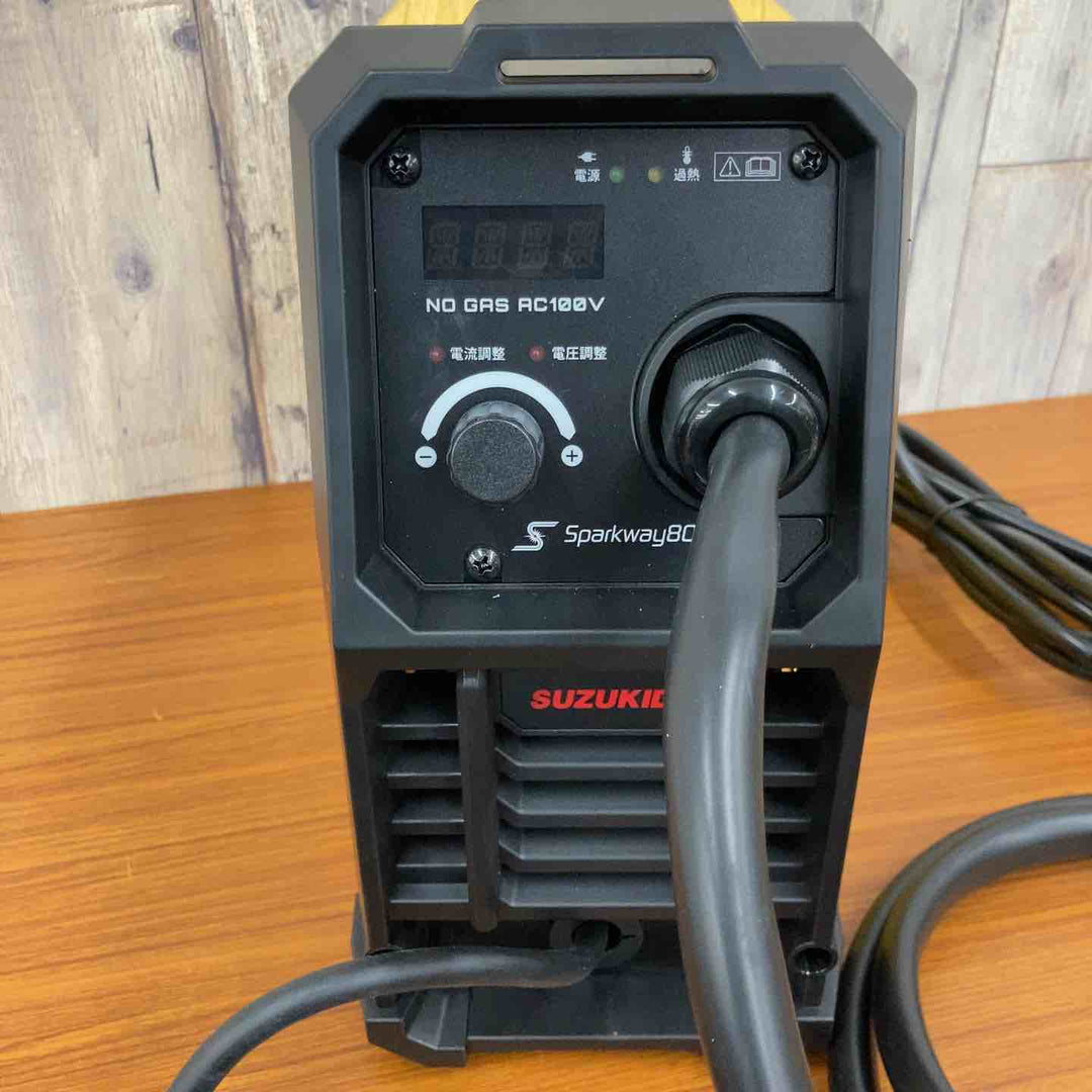 【未使用品】◇スズキッド SUZUKID インバータ式100Vノンガス半自動溶接機 SSW-80 Sparkway80 スパークウェイ80【八潮店】