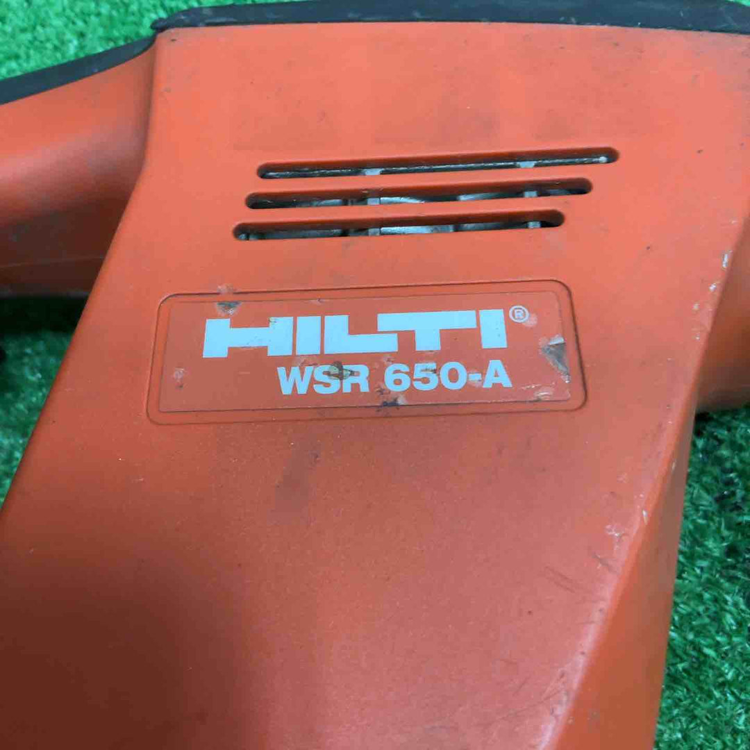 ◇ヒルティ(HILTI) コードレスセーバソー(レシプロソー) WSR650-A【草加店】