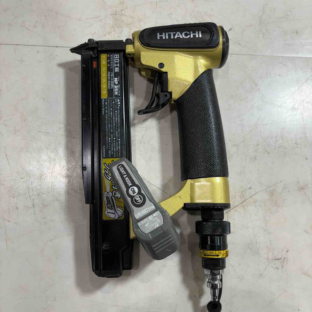 ★ハイコーキ(HIKOKI ※旧:日立工機) 高圧ピンネイラ NP35H 動作確認済み【川口店】