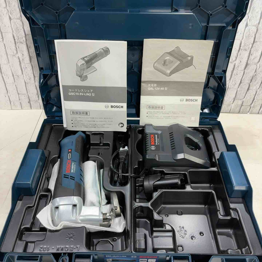 ◇ボッシュ(BOSCH) バッテリーシェア GSC10.8V-LIN2 コードレスシャー【川口店】