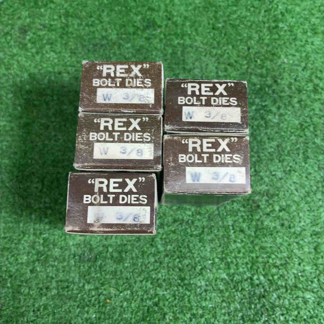 【5個セット】REX ボルトチェーザ BOLT DIES Ｗ3/8【藤沢店】