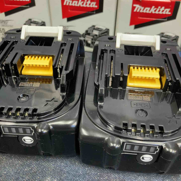 【未使用品】マキタ(makita) リチウムイオンバッテリー 14.4V/6.0Ah BL1460B 5個セット 化粧箱あり【八潮店】